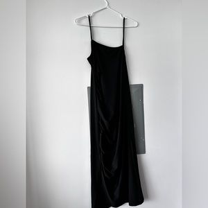 Plain black Maxi Dress